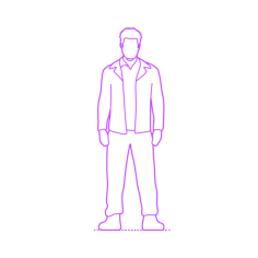 Pop Culture Criminals Tyler Durden Outline Icon Svg Set, Free Vectors File